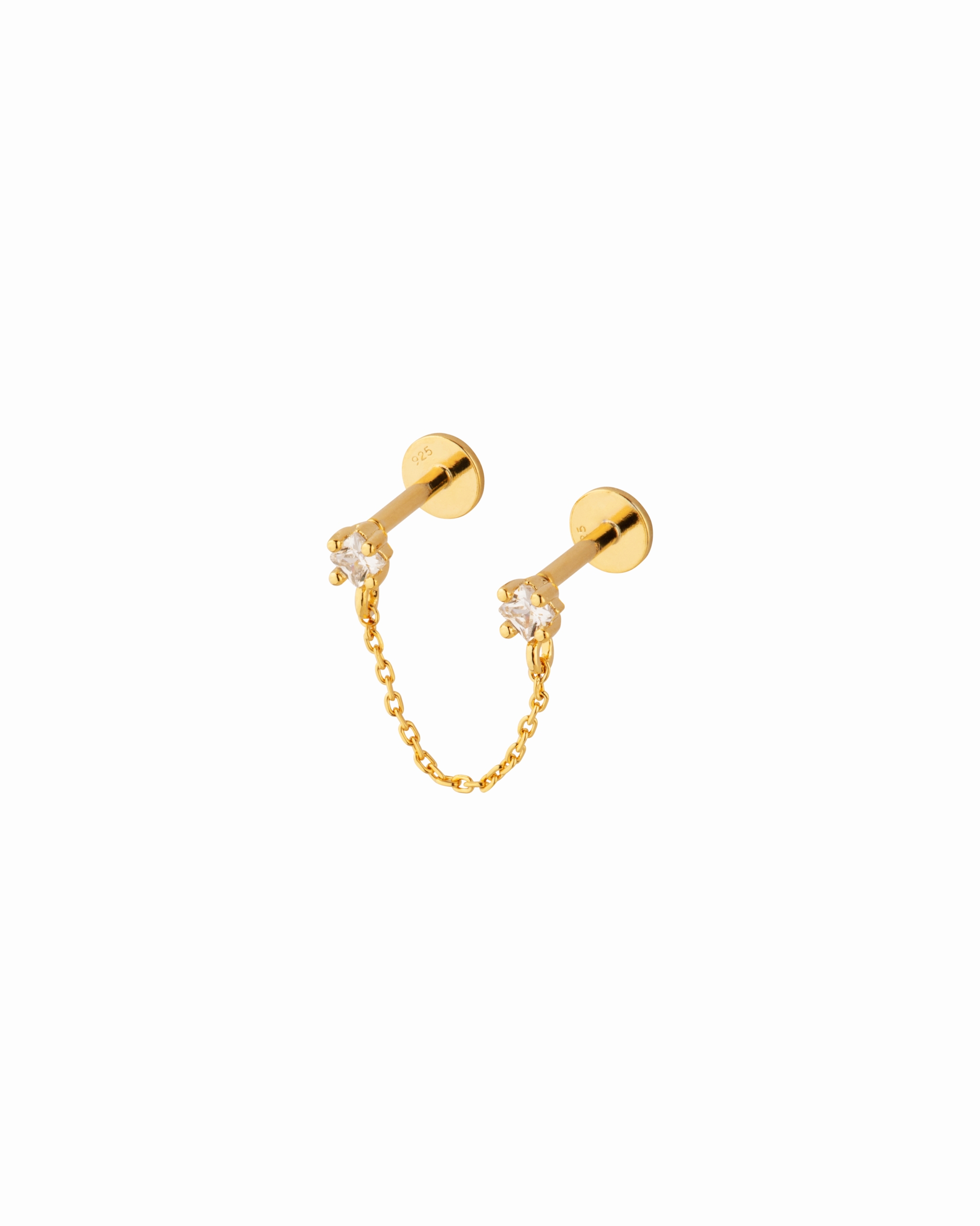 ISLA CHAIN FLATBACK gold