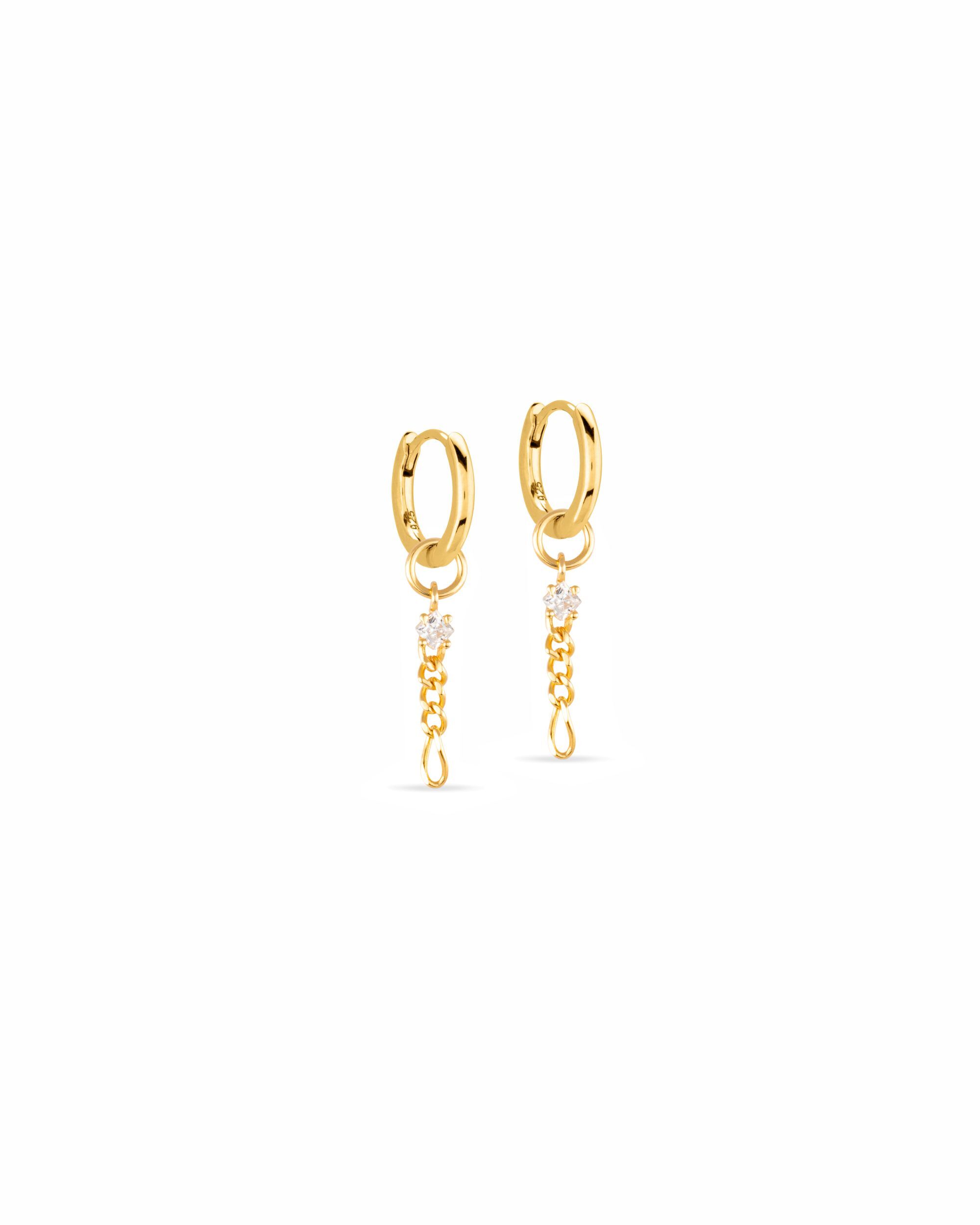 Mia Chain Earring Gold